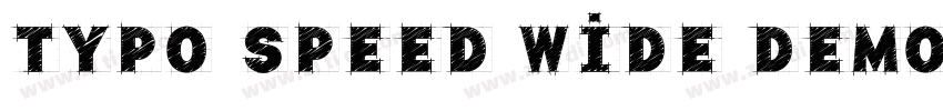 Typo Speed Wide Demo字体转换